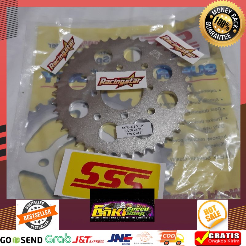 MURAH Gir Gear Set Belakang SSS Suzuki Smash Shogun 125 Satria FU Satria F