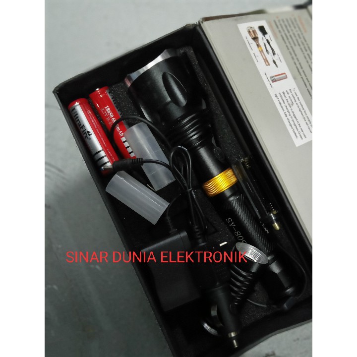 SENTER SWAT POLICE/ SENTER POLISI LALU LINTAS  SY 8908 CREE  Harga Promo ,Stock Terbatas