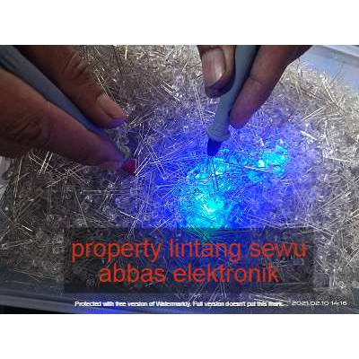 10 PCS LED BIRU 5MM