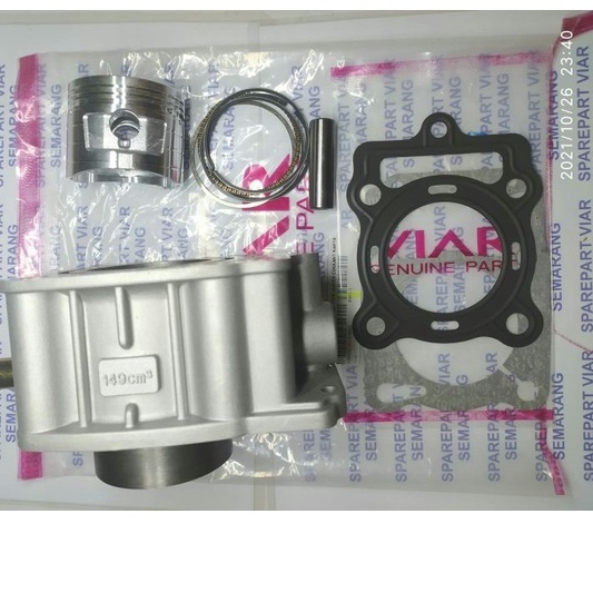 Cylinder Blok , silinder blok viar 150 Piston set Viar Karya 150cc tipe Radiator original sparepart 