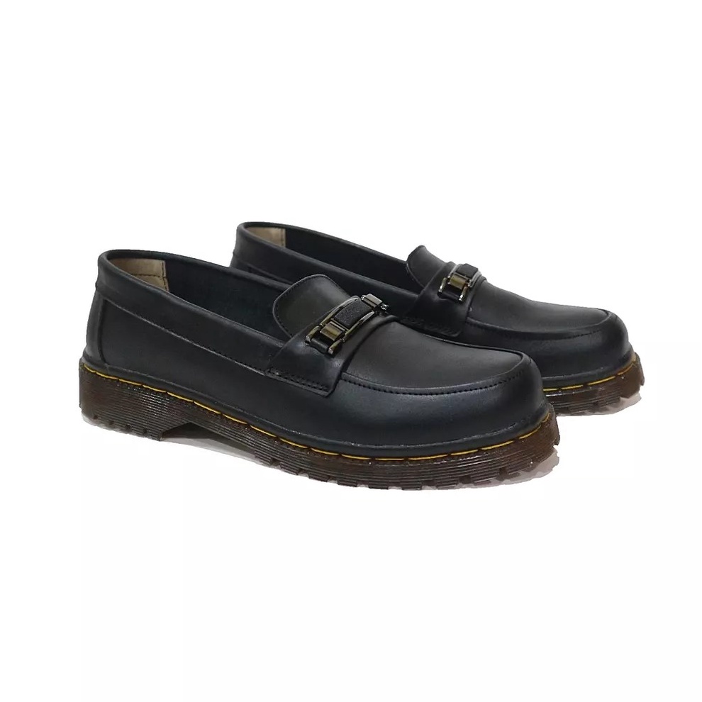 Sepatu Wanita Dokmart Loafer Korea Style Kulit Shuffle Series