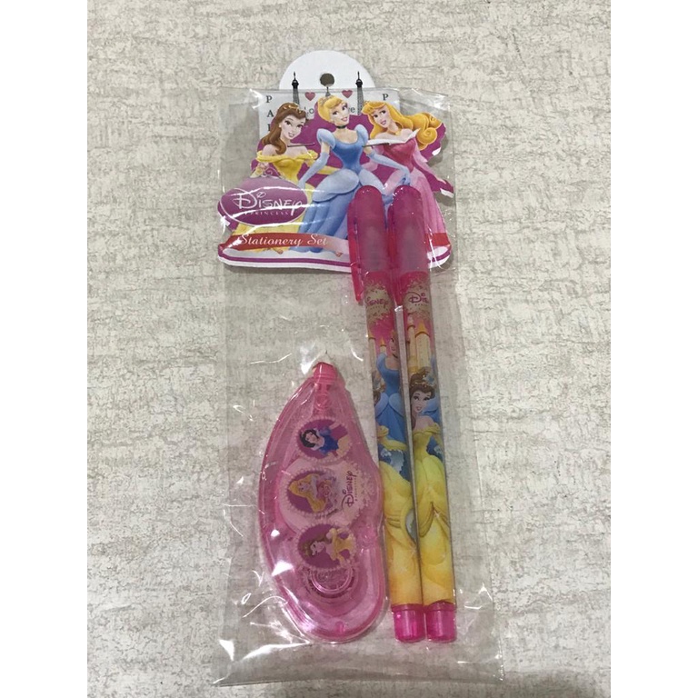

STATIONERY SET DISNEY PRINCESS 2 PEN 1 TIPEX