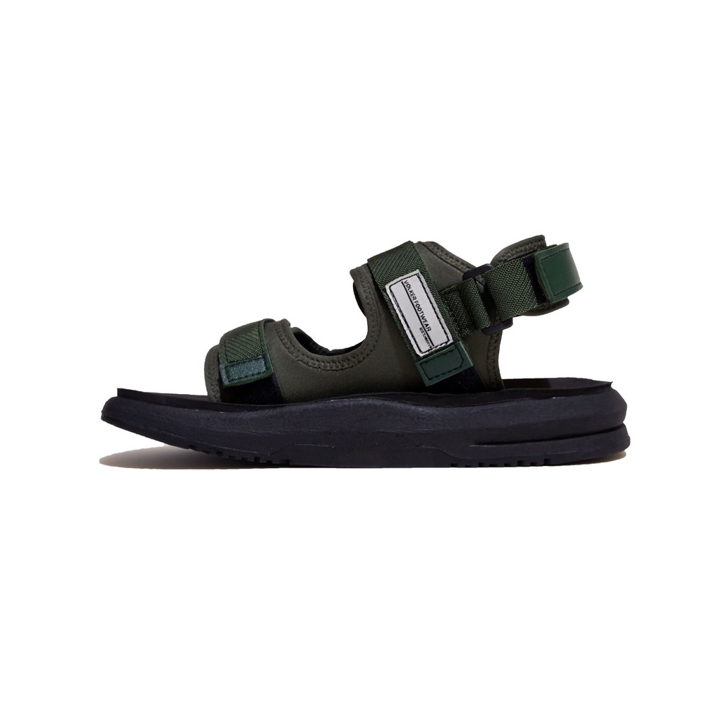 sandal kasual volkerfootwear art army black nikanio