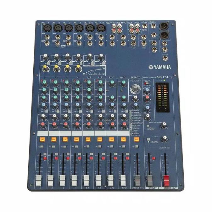 DISKON mixer audio yamaha mg124cx 12 channel