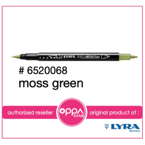 

Lyra Aqua Brush Duo Pen Moss Green # 6520068