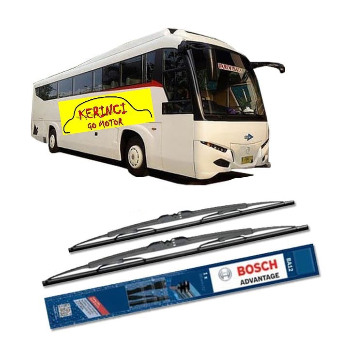 Wiper Bosch Advantage Bus Tipe Transformer 28&quot; &amp; 28&quot; Sepasang Wiper Bus Kiri dan Kanan