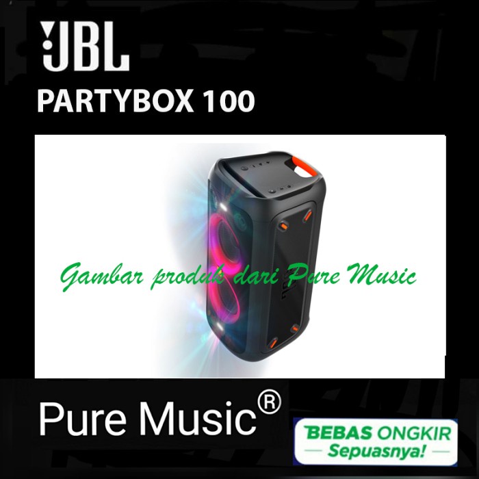 Speaker Jbl - Jbl Partybox100 Party Box100 Partybox-100 Party Box Pa Speaker
