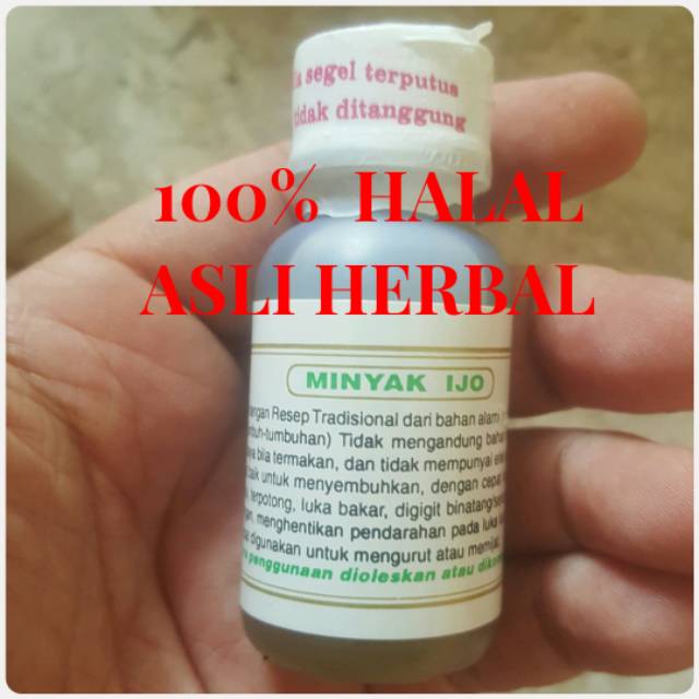 Minyak ijo / minyak hijau herbal