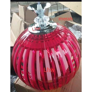 lampu hias minimalis bulat arylic warna warni dekorasi
