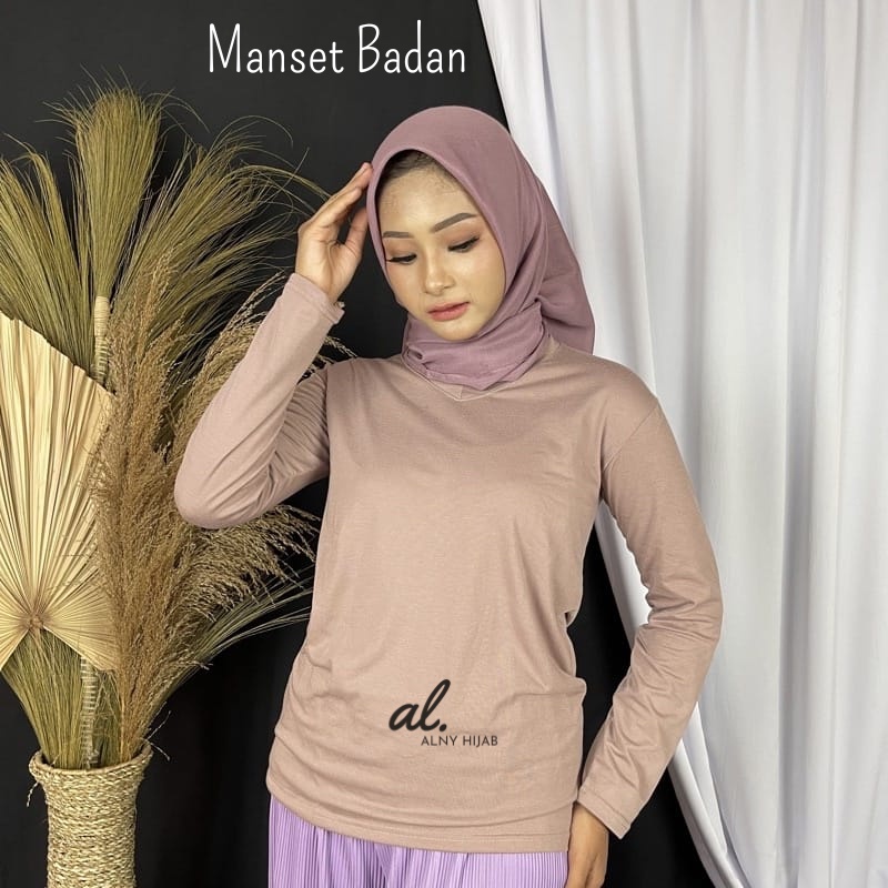 Manset Badan / manset kaos polos / inner kaos dalaman wanita