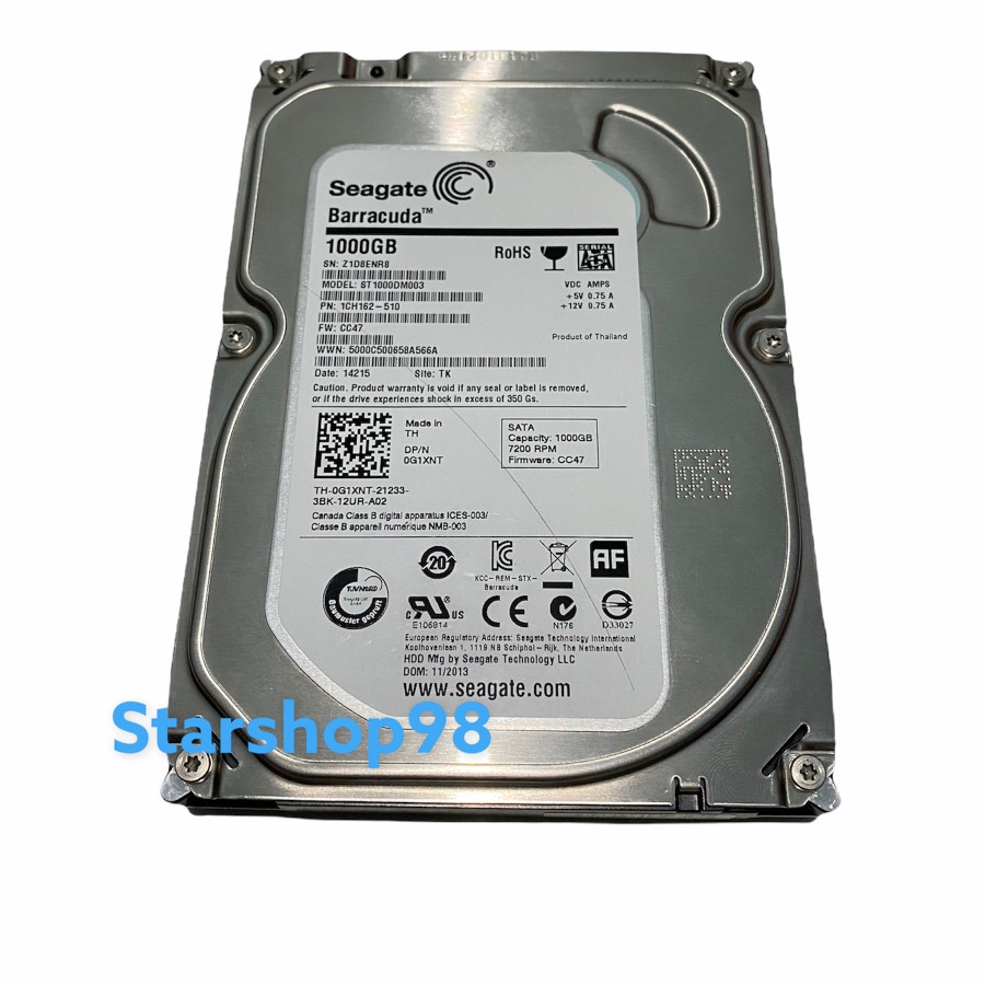 Hdd Pc Seagate 500GB Sata Slim/1tb