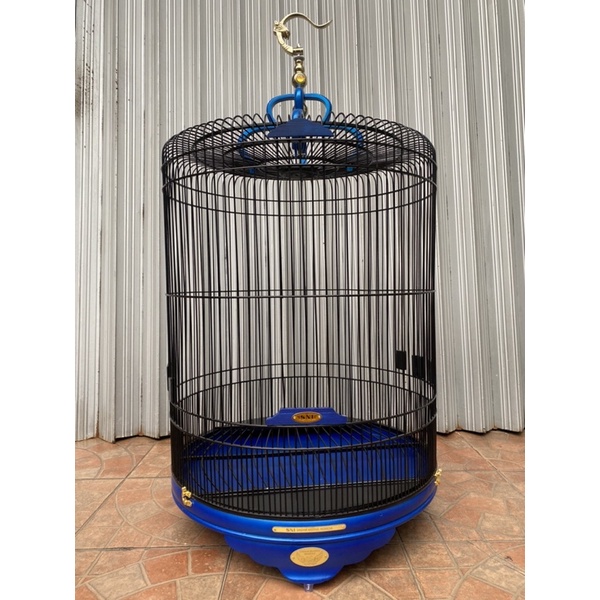 KANDANG MURAI BLUE DOFF METALIC SNI/SANGKAR MURAI SNI