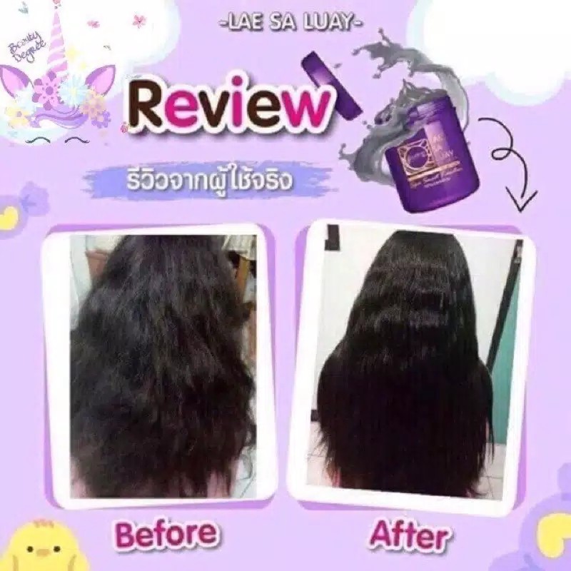 Masker Pelurus Perawatan Rambut Vit Vitamin Creambath Salon Rusak BPOMLAE SA LUAY SPA SMOOTH KERATIN