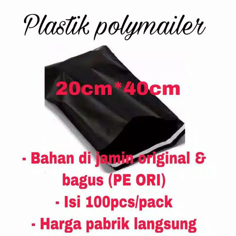 

plastik polymailer uk 20x40cm packingan olshop