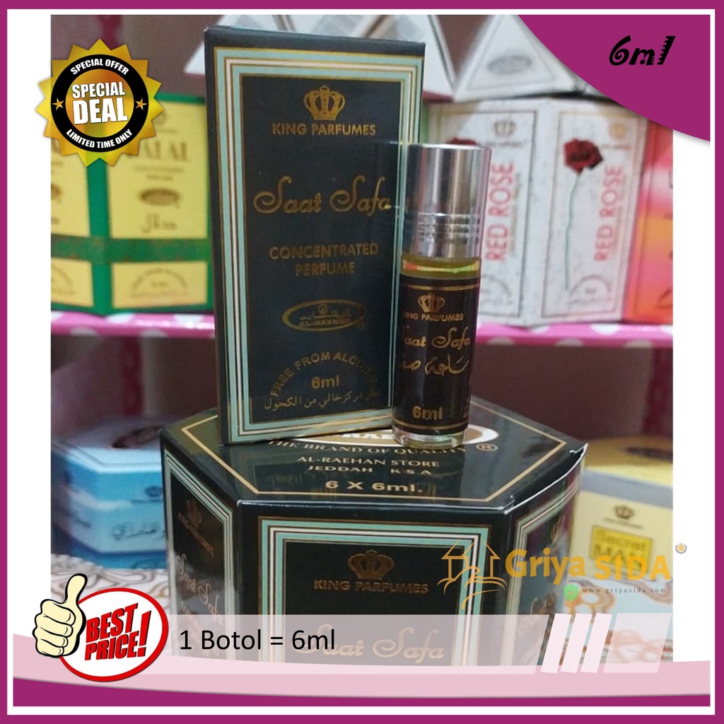 Parfum Saat safa 6ml alraehan minyak wangi Saad sofa mirip al rehab parfum Harga grosir PROMO!!