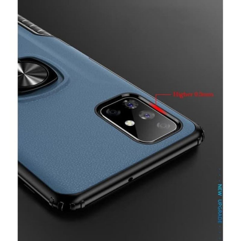 SOFT CASE SAMSUNG A51 A71 HYBRID RING STAND COVER - SAMSUNG A51