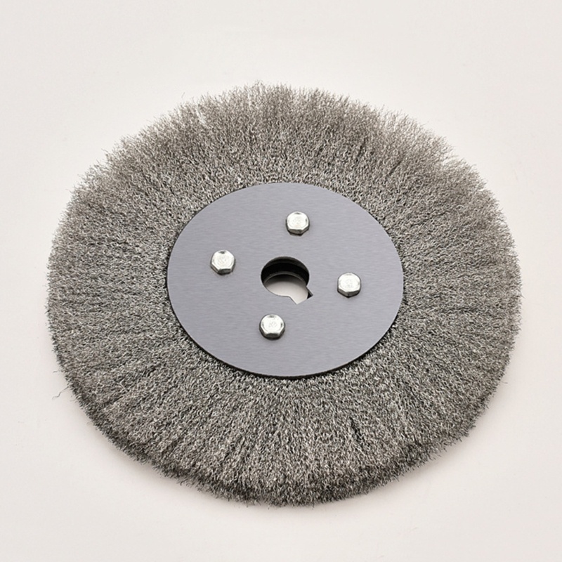 Zzz Roda Kawat Stainless Steel Diameter Luar 150mm / 5.91 &quot;Untuk Poles Kayu