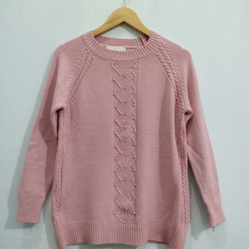 SWEATER PINKDOSE // ATASAN WANITA