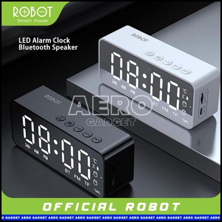 Robot Speaker Bluetooth Rb150 Led Alarm Clock Fm Radio Speker Wireless