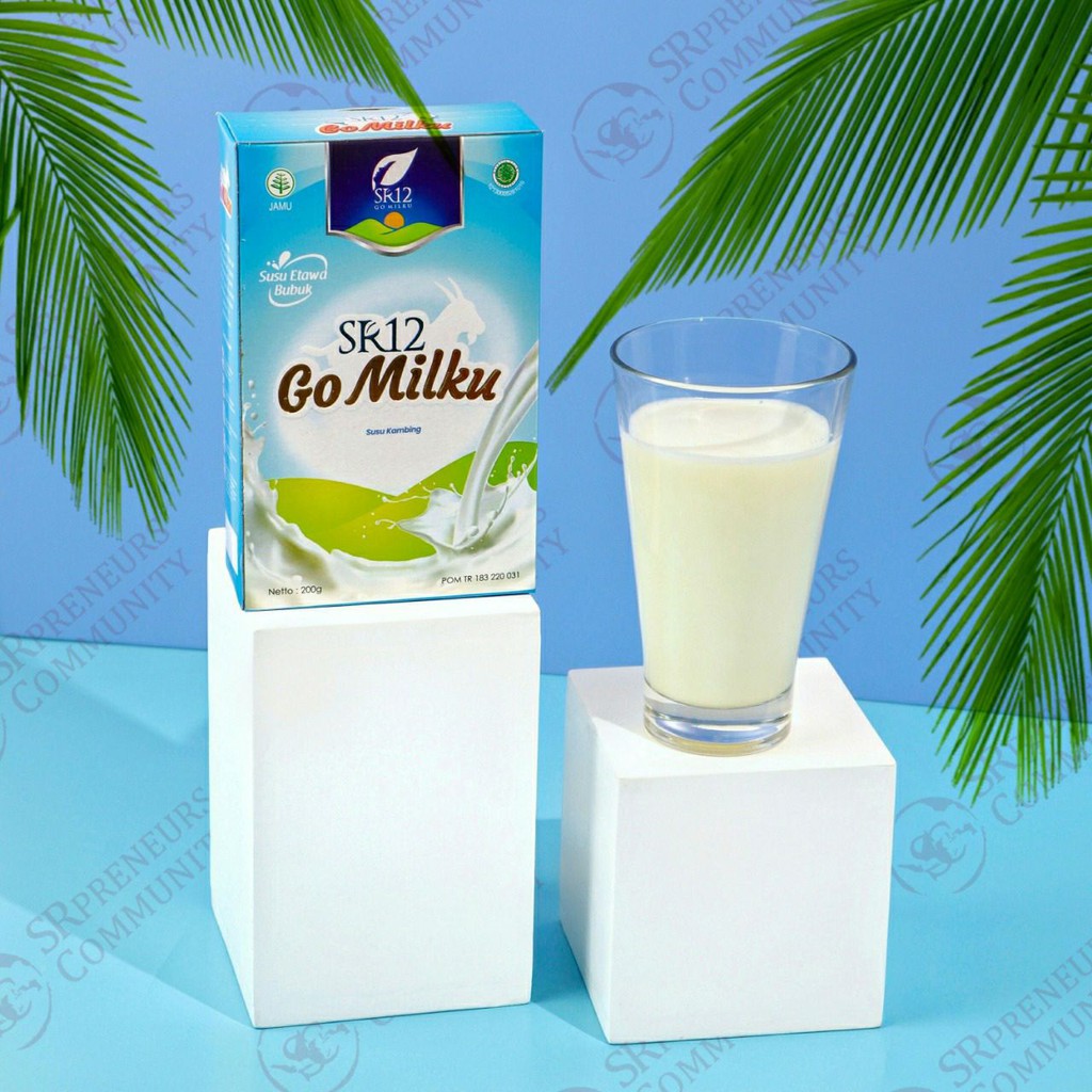 

SUSU KAMBING GOMILKU SR12 / SUSU ETAWA KUALITAS PREMIUM / GOAT MILK SUSU BUBUK TANPA GULA BPOM