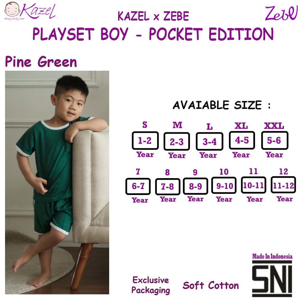 ZEBE PLAYSET BOY POCKET EDITION 6-11THN