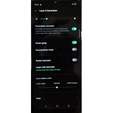 LCD OPPO A5/A9 2020 BEKAS REPAIR COPOTAN ORI