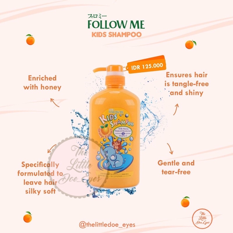 [READY] Follow Me Kids Shampoo and Bath EXP 2025