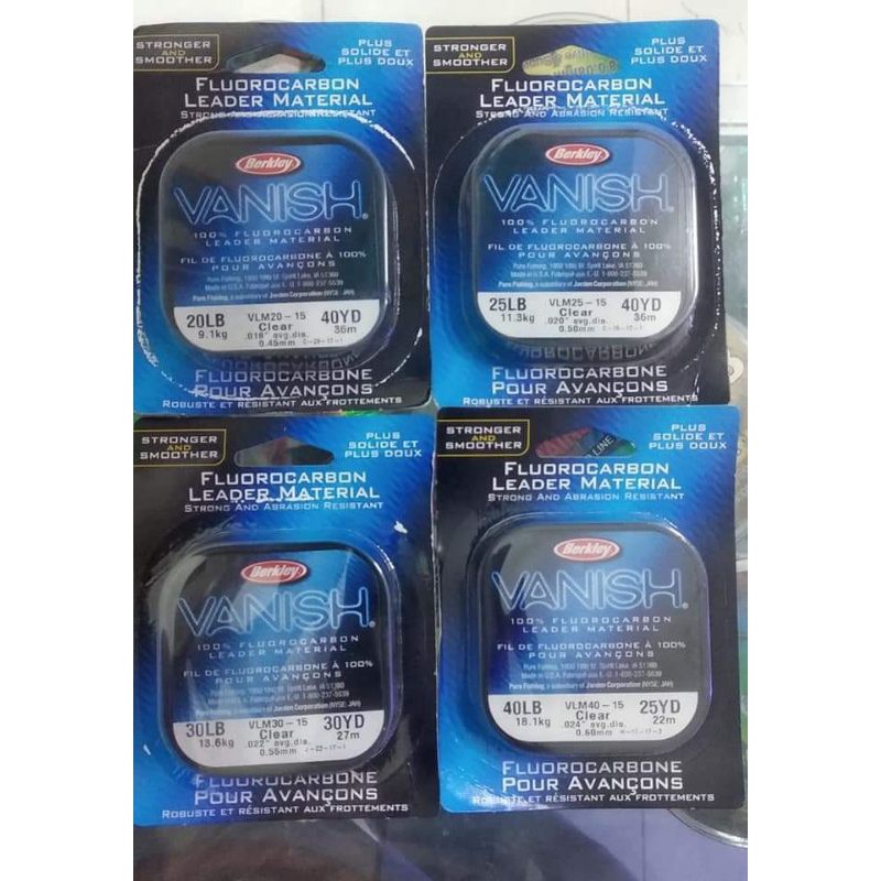 LEADER BERKLEY VANISH 100% FLUOROCARBON