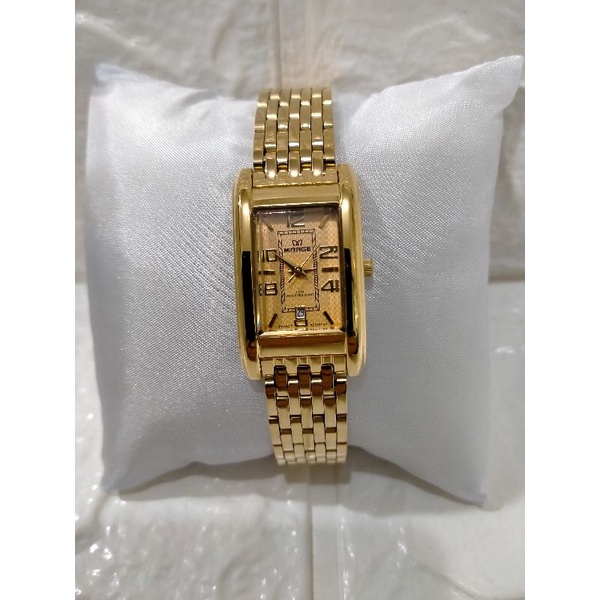 MIRAGE 7396 BSP-L/JAM TANGAN WANITA RANTAI STAINLESS STEEL WATER RESISTANT 3 ATM
