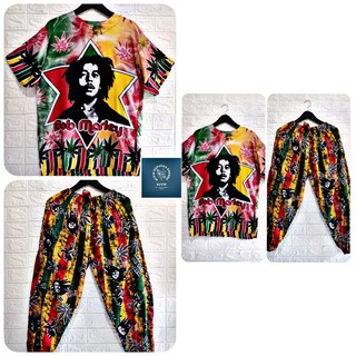 Baju Bali Setelan Baju dan Celana Bob Marleey (Unisex) #2