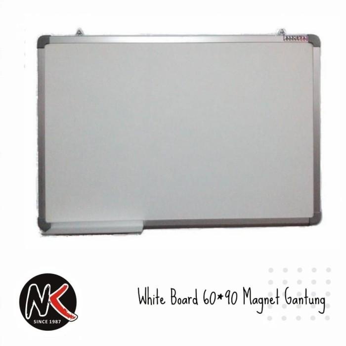 

Nov | Papan Tulis White Board Magnet Gantung Sakana 60X90 Cm