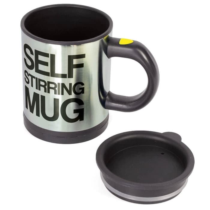 Self Stirring Mug / Mug aduk automatis / Mug Magic Plastik