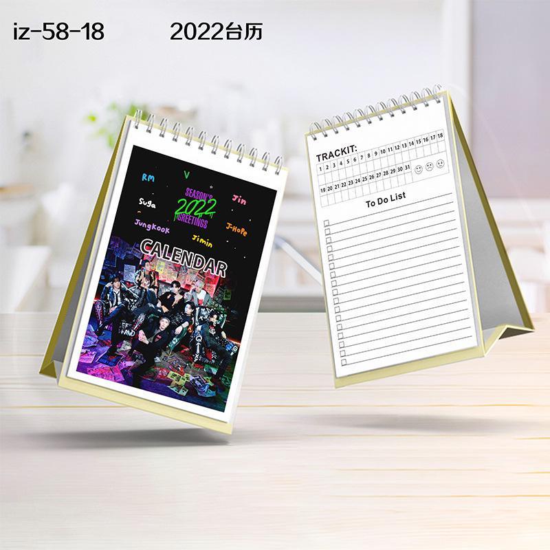 Kalender Meja Desain Btson 's 2022 Untuk Dekorasi