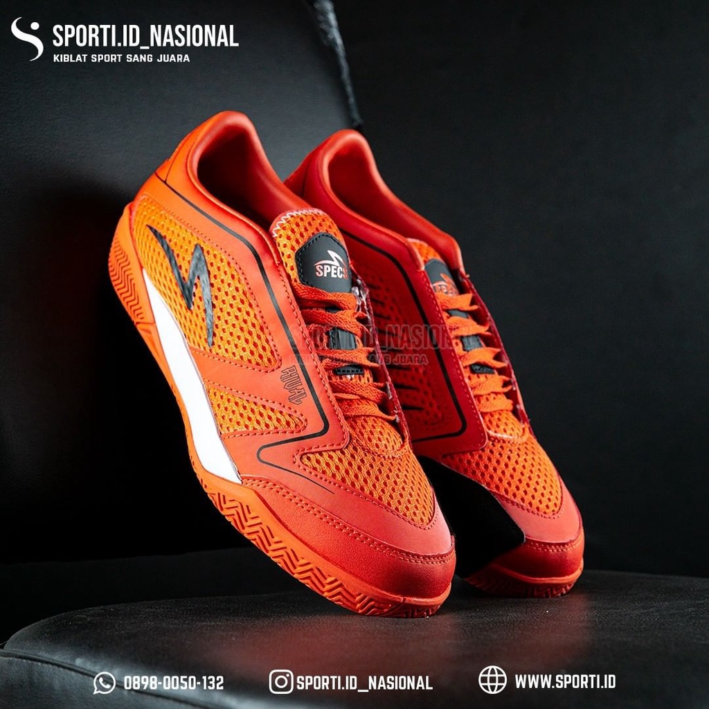 Sepatu Futsal Specs Metasala Rival 3 IN - Oxy Fire 401992 Original