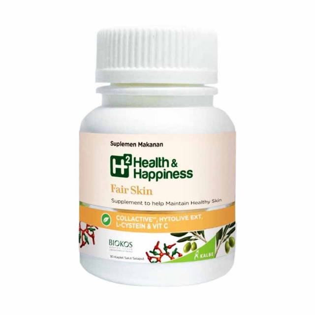 Kalbe H2 Health & Happiness Fair Skin to Help Maintaining Healthy Skin [30 tablet]