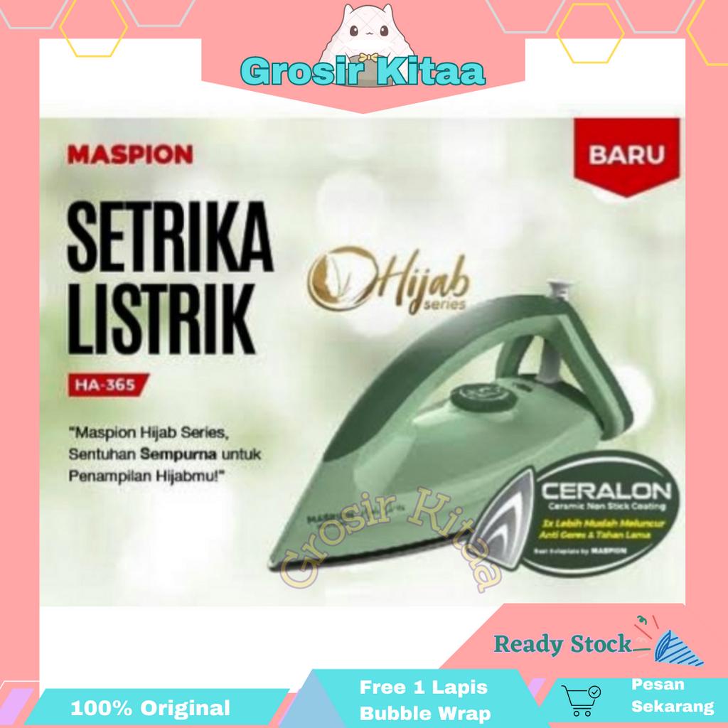 Setrika Maspion Hijab Series HA365-Gosokan Ha365 Hijab Series 350 Watt