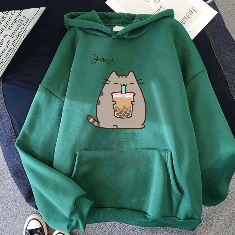 ALIEN PROJECT Sweater Cewek Wanita Series Premium Hoodie bahan fleece oversize