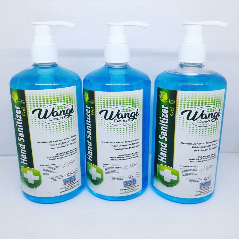 HAND SANITIZER GEL WANGI DESA 500ml, HAND SANITIZER GEL SUPER CLING 500ml HARGA MURAH