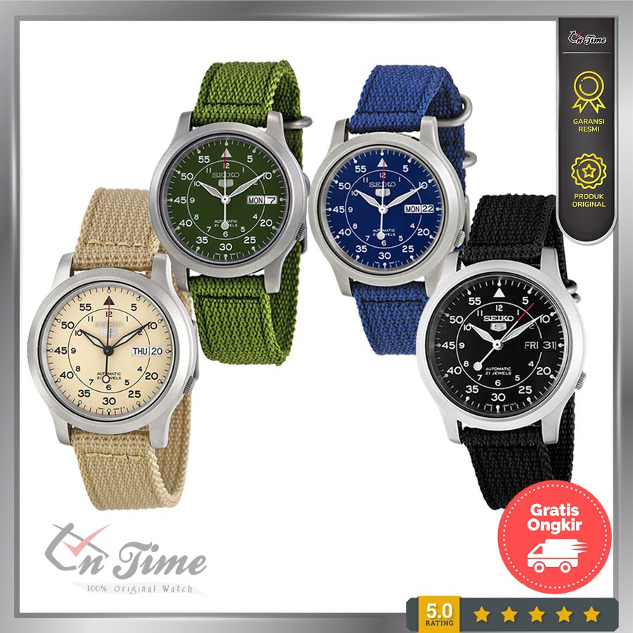 Jam Tangan Pria Seiko 5 SNK8 Automatic Original 3.7 Cm