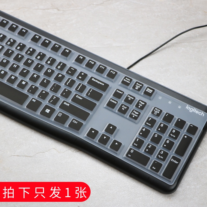 Film Silikon Pelindung Keyboard Logitech Mk120 K120 K120 Ultra Tipis Tahan Air Dan Debu