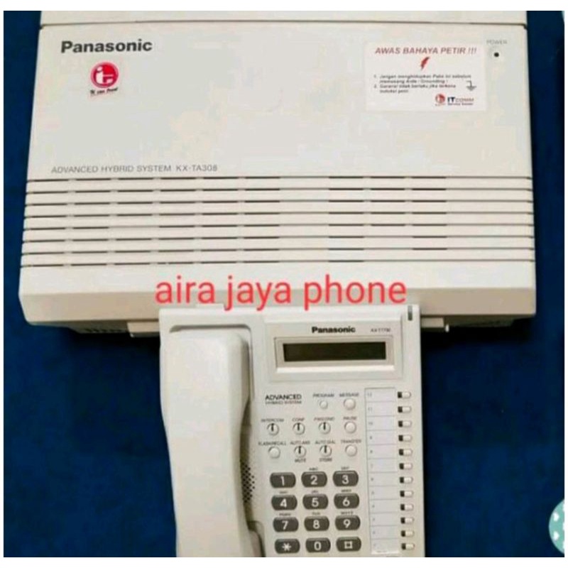 PAKETAN PABX TA 6 LINE 16 EXTENSION + CARD ALAT REKAM + TLP 7730 DLL