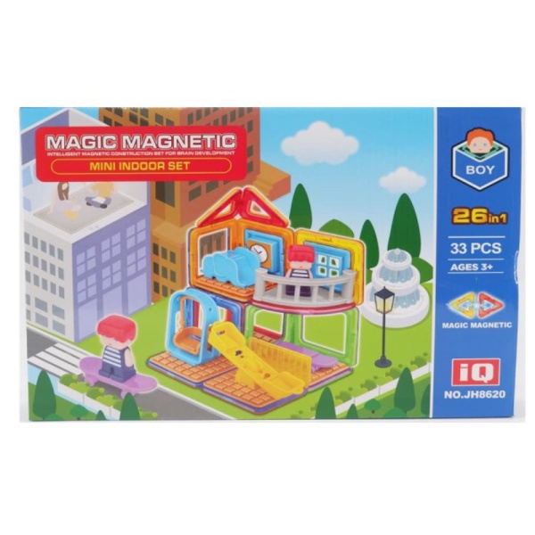 

Tomindo mainan edukasi MAGIC MAGNETIC JH8620 - magical magnet Limited