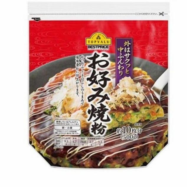 

Japan Topvalu Okonomiyaki Powder Premiks Tepung Jepang Okonomiyaki
