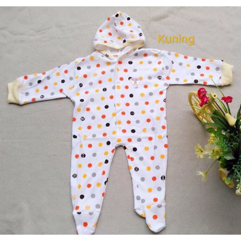 3pcs Jumper bayi kaki terbuka dan tertutup / Jumper bayi newborn katun halus