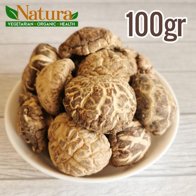 

TERMURAH Jamur Shitake Hioko Kering Premium 100gr Vegetarian Vegan Kode 1344