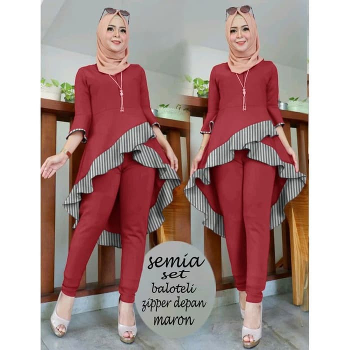 Gamis Wanita Murah Modern Kekinian Aina Mostcrepe Maxi Nf Maxy Lebaran 2020 Anzela Ma STELAN S 28ZJL