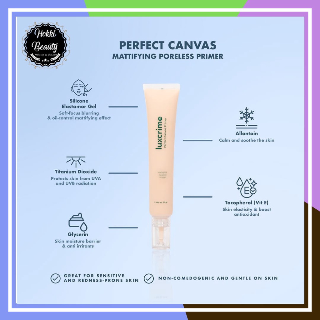 Luxcrime Perfect Canvas - Mattifying Poreless Primer