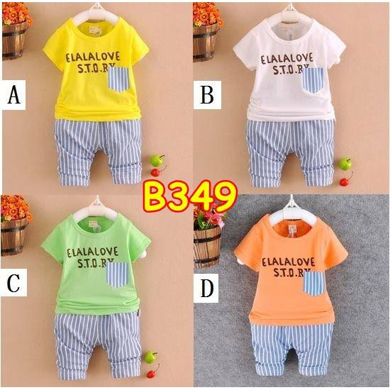 B349  SETELAN BAJU ANAK