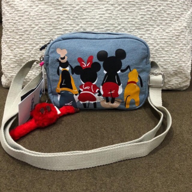 NIU7D Tas selempang mickey mouse sling bag mini anak wanita lucu kipling