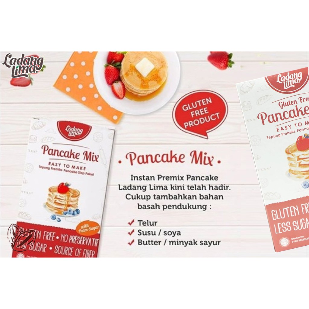 

Tepung Pancake Mix Ladang Lima 323g